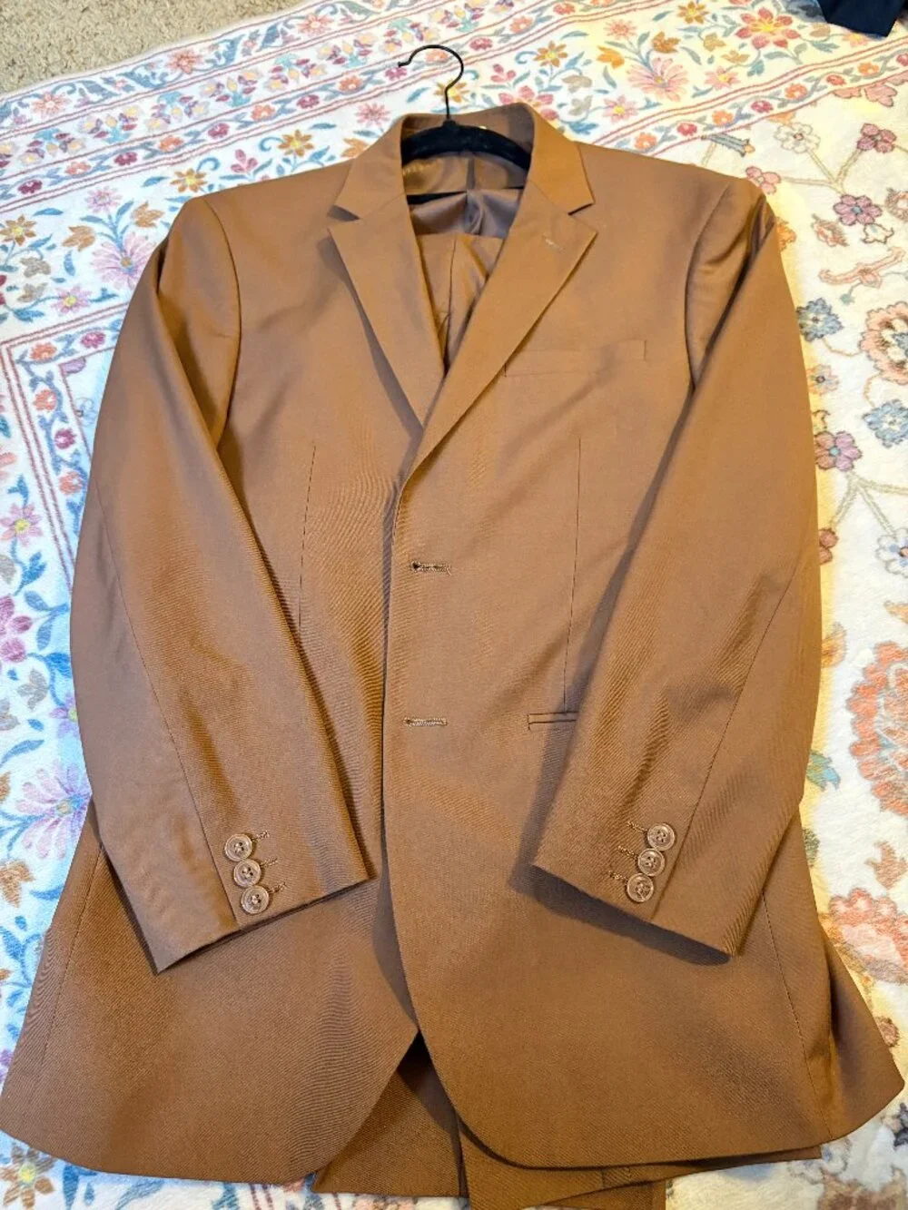 Alan Dupetit Cocoa Two Button Suit × 1 36S/30W (slim)